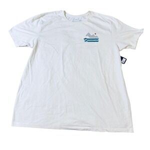 NWT allbirds Size XXL Off White Short Sleeve Shirt Mountain Pocket Image‎ Men